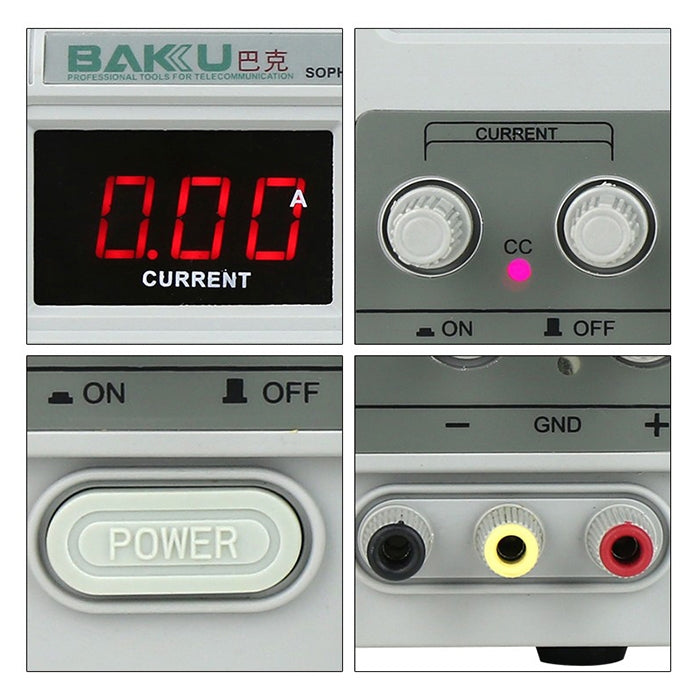 BAKU BK-305D 220V Switching Multi-Function Variable DC LED Uninterrupted Power Supply Repair Voltmeter Ammeter for Mobile Phone / Laptop - Repair Platform by BAKU | Online Shopping South Africa | PMC Jewellery