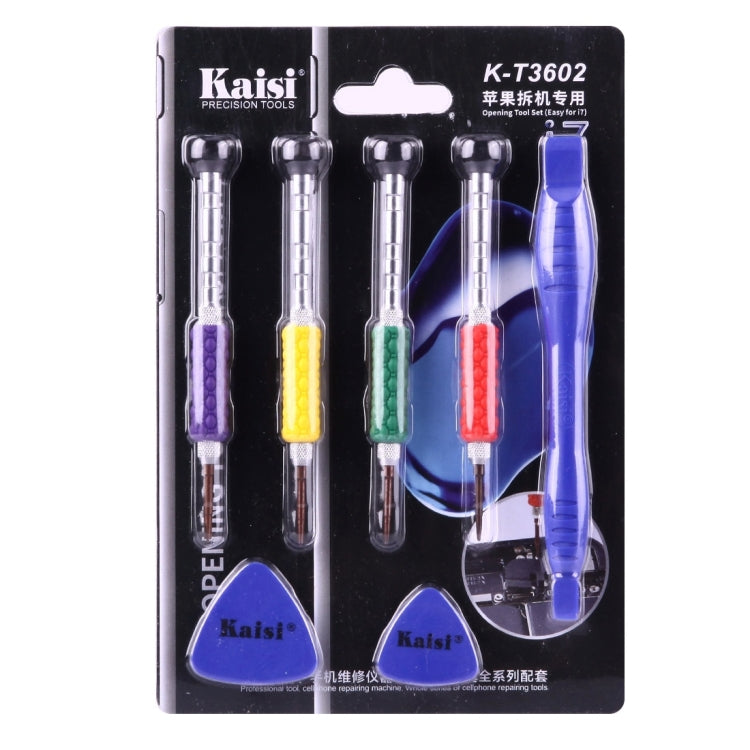 Kaisi K-3602 7 in 1 Opening Tool Set for iPhone - Tool Kits by Kaisi | Online Shopping South Africa | PMC Jewellery