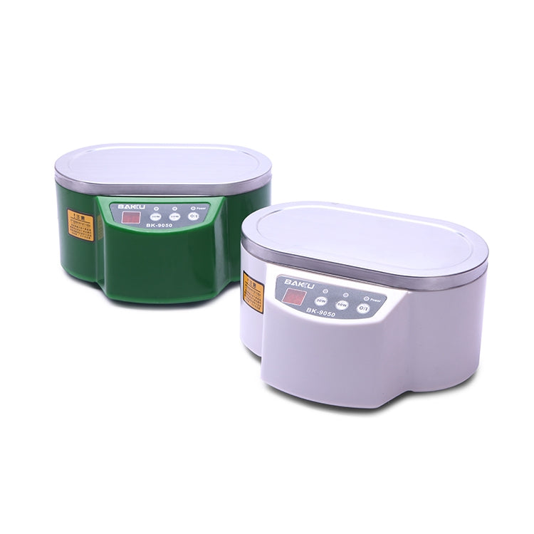 BAKU BK-9050 30W / 50W Adjustable 0.6L LCD Display Ultrasonic Cleaner, AC 220V(White) - Ultrasonic Cleaner by BAKU | Online Shopping South Africa | PMC TechLife | Buy Now Pay Later Mobicred