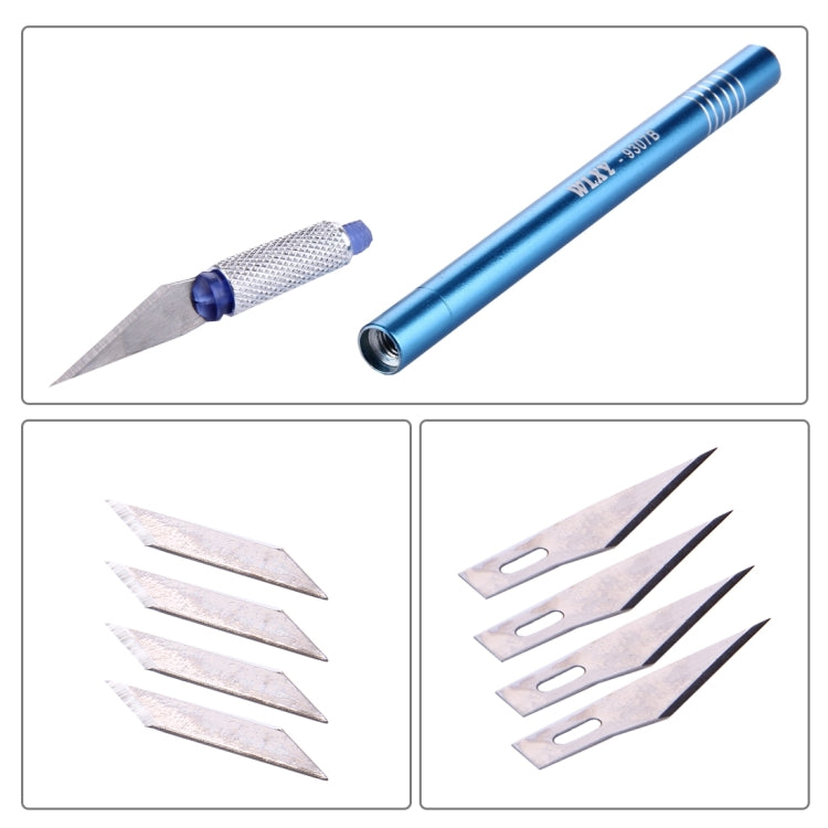 WLXY-9307B Metal Carving Knife Professional Mobile Phone Repair Tool with 8 Blades - Burin &Cutting Knife by WLXY | Online Shopping South Africa | PMC TechLife | Buy Now Pay Later Mobicred