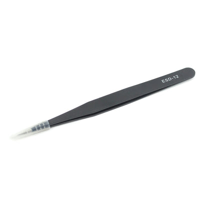 JIAFA JF-603 Straight Tip Tweezers (Black) - Tweezers by JIAFA | Online Shopping South Africa | PMC Jewellery