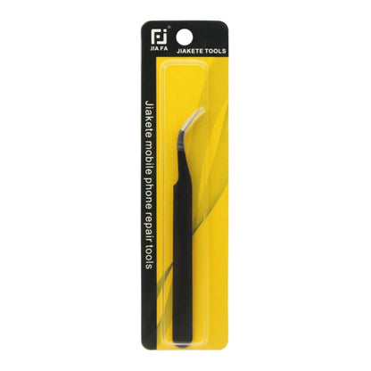 JIAFA JF-604 Curved Tip Tweezers (Black) - Tweezers by JIAFA | Online Shopping South Africa | PMC Jewellery