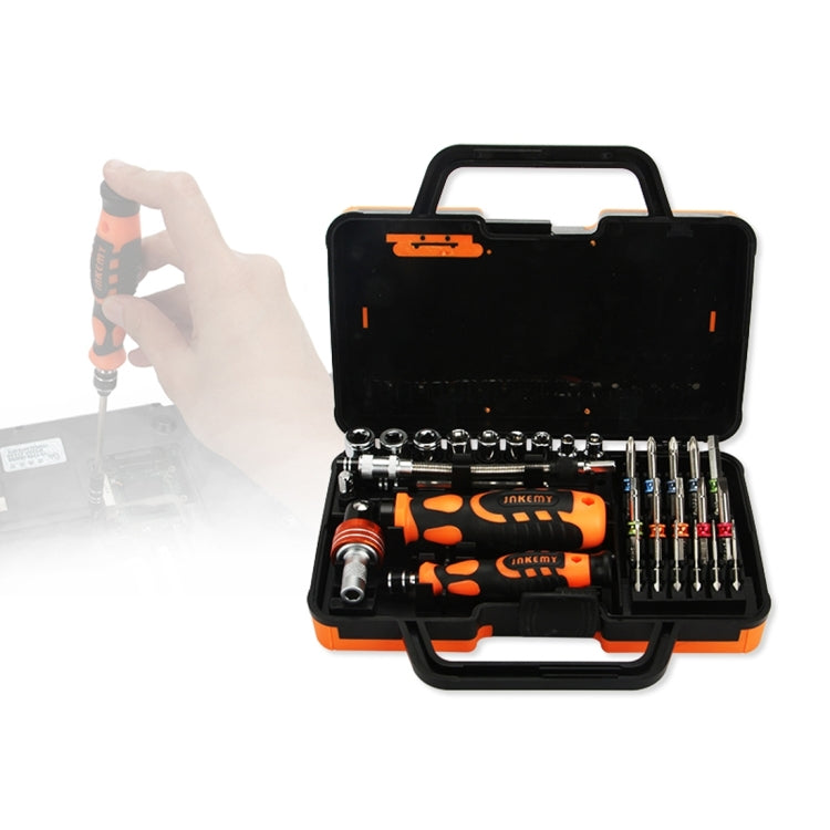 JAKEMY JM-6123 31 in 1 Color Ring Professional Screwdriver Repair Tool Set - Screwdriver by JAKEMY | Online Shopping South Africa | PMC Jewellery