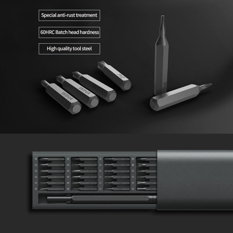 Original Xiaomi Mijia Wiha Daily Use Screwdriver Kit 24 in 1 Precision Magnetic Bits Aluminum Box Mijia Wiha Screw Driver Set - free shipping - PMC TechLife - Order now!
