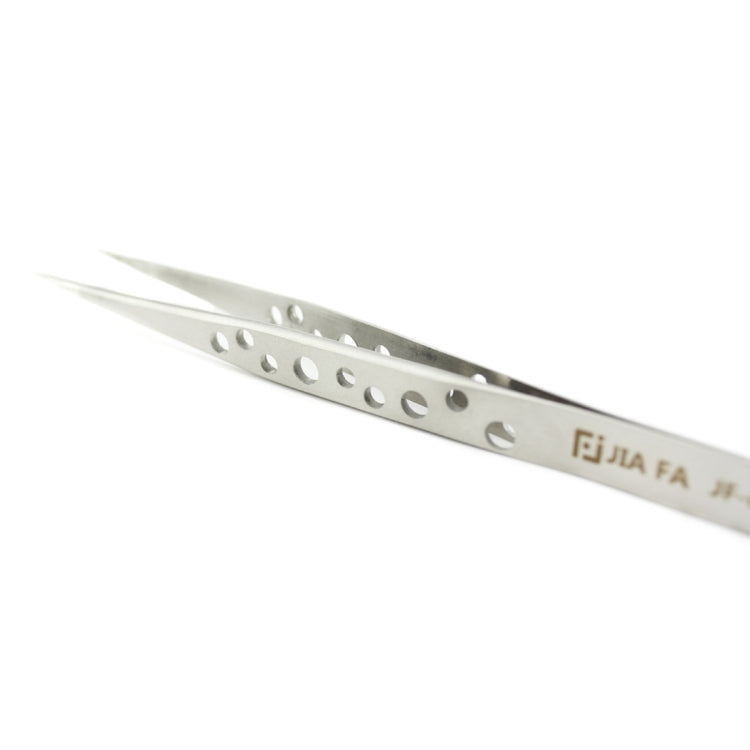 JIAFA JF-601 High-strength Straight Tip Tweezers(Silver) - Tweezers by JIAFA | Online Shopping South Africa | PMC Jewellery