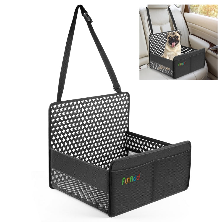 FunAdd Breathable and Foldable Pet Dog Car Basket Anti-dirty Waterproof Pad (Black) - Pet Storages & Bags by FunAdd | Online Shopping South Africa | PMC TechLife | Buy Now Pay Later Mobicred