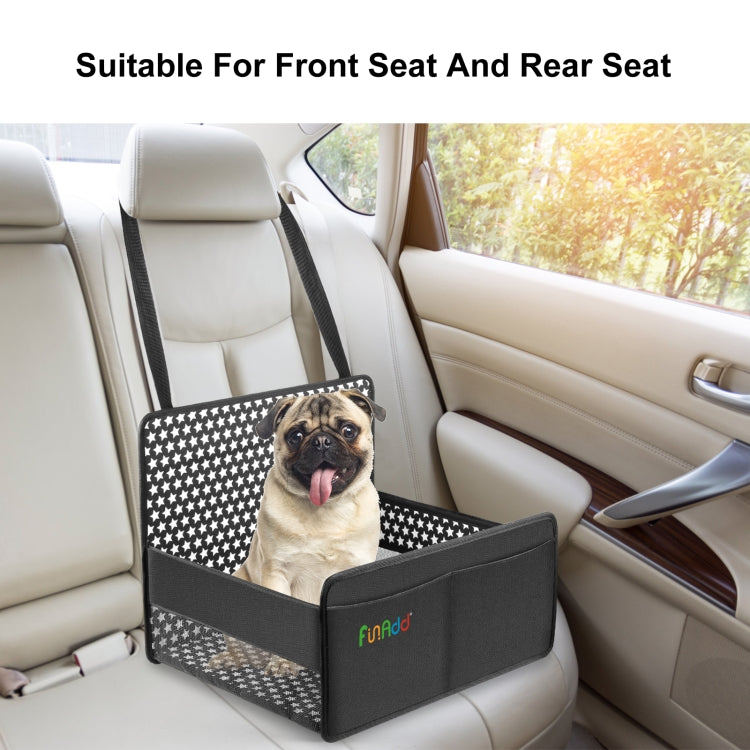 FunAdd Breathable and Foldable Pet Dog Car Basket Anti-dirty Waterproof Pad (Black) - Pet Storages & Bags by FunAdd | Online Shopping South Africa | PMC TechLife | Buy Now Pay Later Mobicred