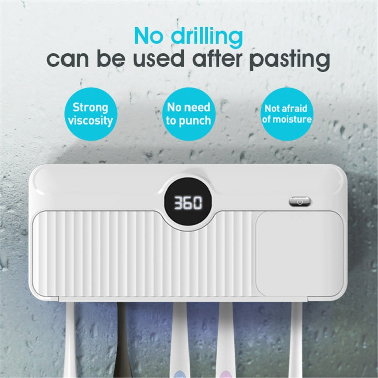 YJK086 Smart Home UV Ultraviolet Toothbrush Sterilizer (White) - Toothbrush Sanitizer by PMC TechLife | Online Shopping South Africa | PMC TechLife | Buy Now Pay Later Mobicred