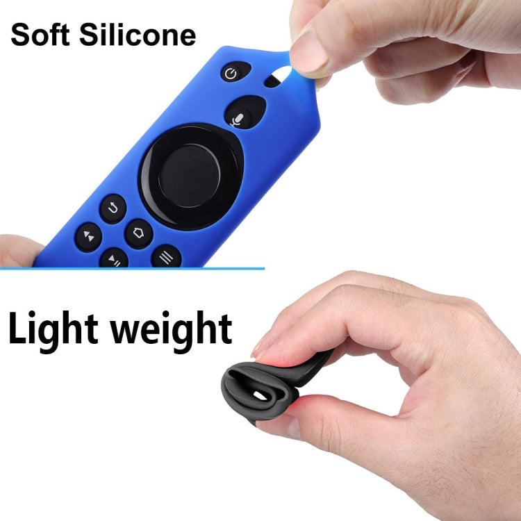 Non-slip Texture Washable Silicone Remote Control Cover for Amazon Fire TV Remote Controller (Red) - Remote Control Covers by PMC TechLife | Online Shopping South Africa | PMC TechLife