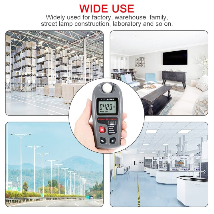 MT-30 LCD Portable Digital Light Lux Meter for Factory / School / House Various Occasion, Range: 0.1-200,000 Lux - free shipping - PMC TechLife - Order now!