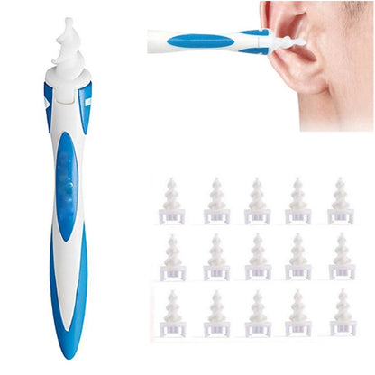 Smart Swab Plastic Ear Cleaner Earwax Removal Tool with 15 Replacement Parts - Ear Care Tools by PMC Jewellery | Online Shopping South Africa | PMC Jewellery