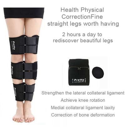 3 PCS/Set Leg Posture Corrector O/X-type Bowlegs Orthotic Bandage Straightening Belt Band, Size: M(Black) - Corrector by PMC Jewellery | Online Shopping South Africa | PMC Jewellery