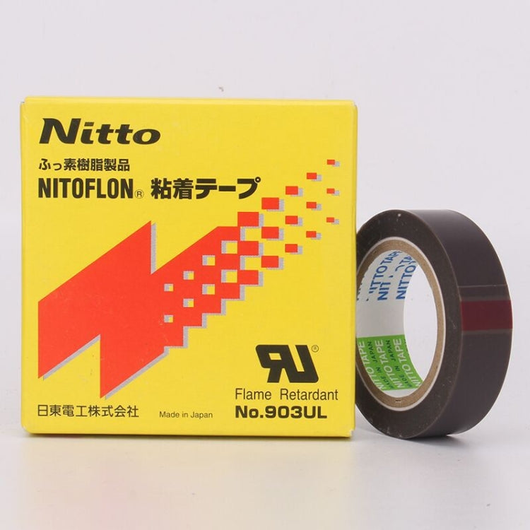 NO.903UL 0.08mm Thickness NITTO DENKO Teflon High Temperature Tape for Sealing Machine , Size: 10m x 13mm - Tapes by PMC TechLife | Online Shopping South Africa | PMC TechLife