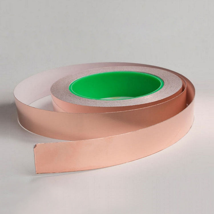 Pure Copper Double-sided Conductive Copper Foil Tape Signal Masking Tape, Size: 20m x 6mm - free shipping - PMC TechLife - Order now!