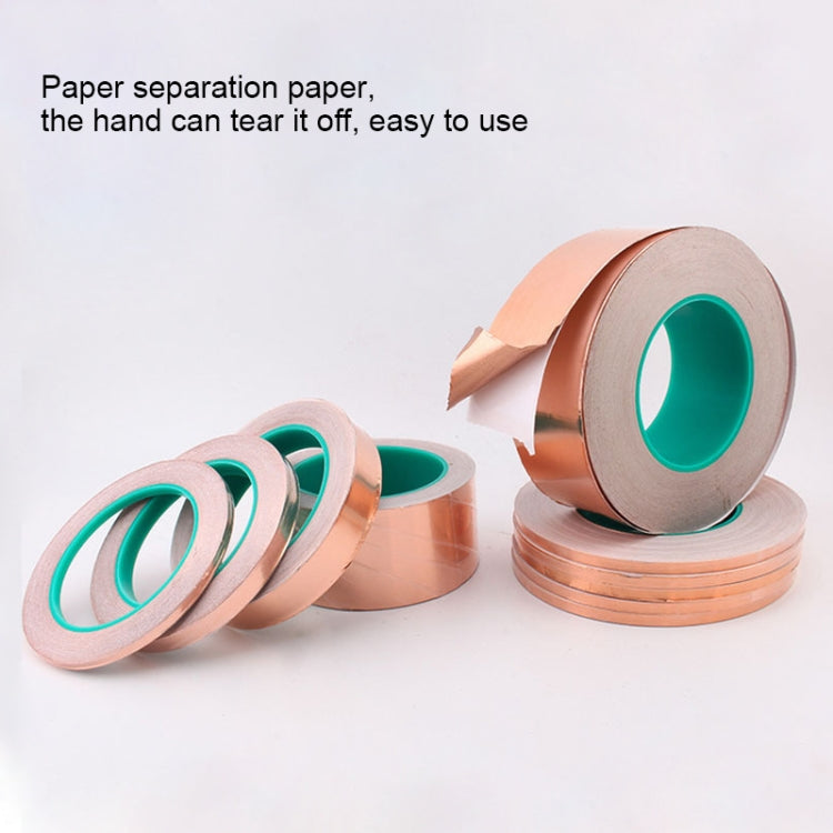 Pure Copper Double-sided Conductive Copper Foil Tape Signal Masking Tape, Size: 20m x 6mm - free shipping - PMC TechLife - Order now!