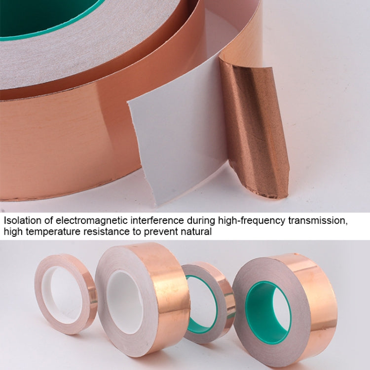 Pure Copper Double-sided Conductive Copper Foil Tape Signal Masking Tape, Size: 20m x 6mm - free shipping - PMC TechLife - Order now!