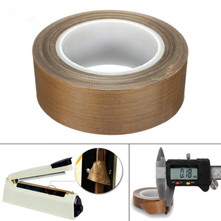 Teflon High Temperature Resistant Cloth Tape Sealing Machine Heat Insulation Tape, Size: 10m x 13mm - free shipping - PMC TechLife - Order now!