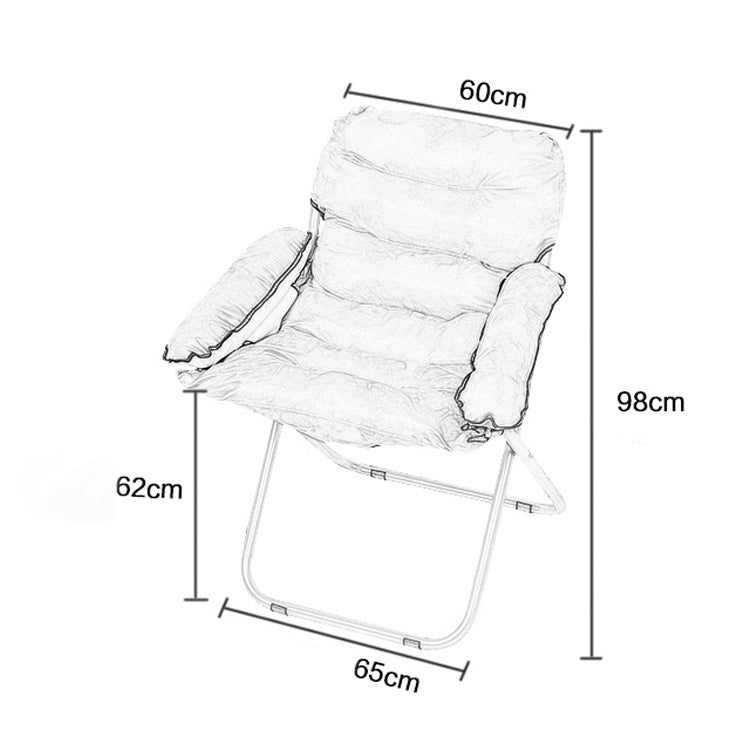 Creative Lazy Folding Sofa Living Room Single Sofa Chair Tatami Lounge Chair with Footrest / Pillow(Grey) - Chairs by PMC TechLife | Online Shopping South Africa | PMC TechLife | Buy Now Pay Later Mobicred