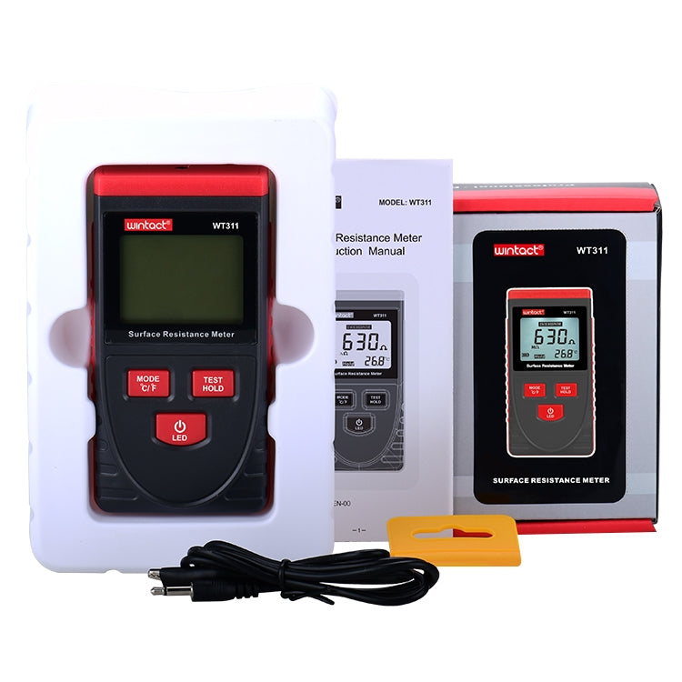 Wintact WT311 Surface Resistance Meter - Battery & Resistance Tester by Wintact | Online Shopping South Africa | PMC TechLife | Buy Now Pay Later Mobicred