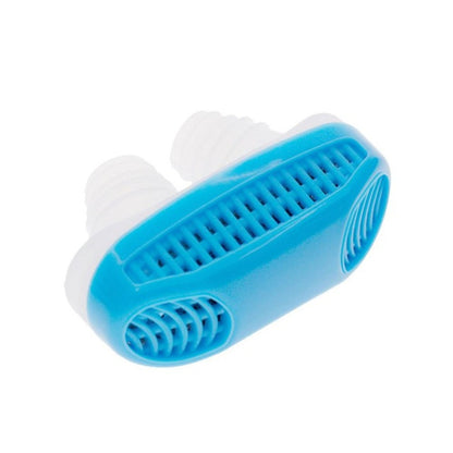 2 in 1 ABS Silicone Anti Snoring Air Purifier (Blue) - Anti Snoring Tools by PMC Jewellery | Online Shopping South Africa | PMC Jewellery