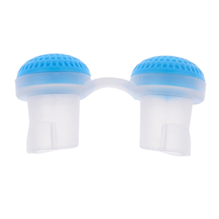 2 PCS 2 in 1 ABS Silicone Anti Snoring Air Purifier(Blue) - Anti Snoring Tools by PMC Jewellery | Online Shopping South Africa | PMC Jewellery