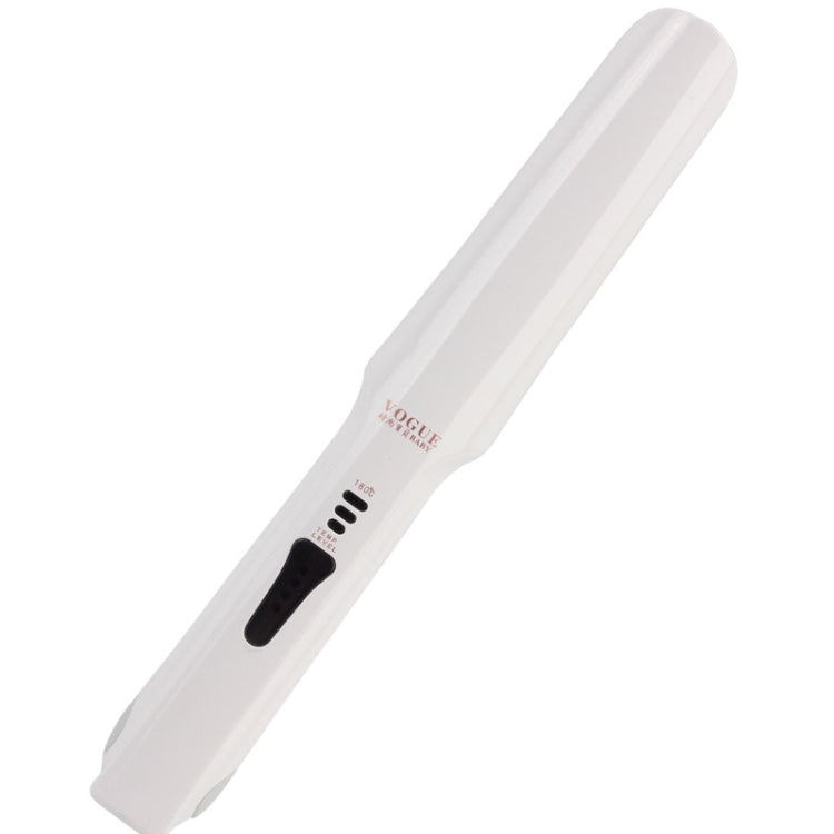 Wireless Mini USB Rechargeable Hair Straightener Hair Curler Double Purpose Hair Splint(White) - free shipping - PMC TechLife - Order now!