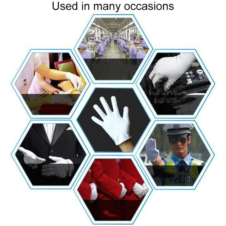 12 Pairs Pure Cotton Working Gloves, Medium Thick Size���Free Size - free shipping - PMC TechLife - Order now!