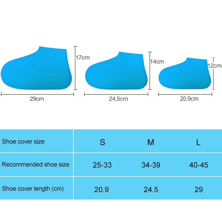 Waterproof Antiskid Silicone Outdoor Rainboots Shoes Cover, Size: S (25-33)(White) - Rainshoes & Shoe Covers by PMC TechLife | Online Shopping South Africa | PMC TechLife | Buy Now Pay Later Mobicred