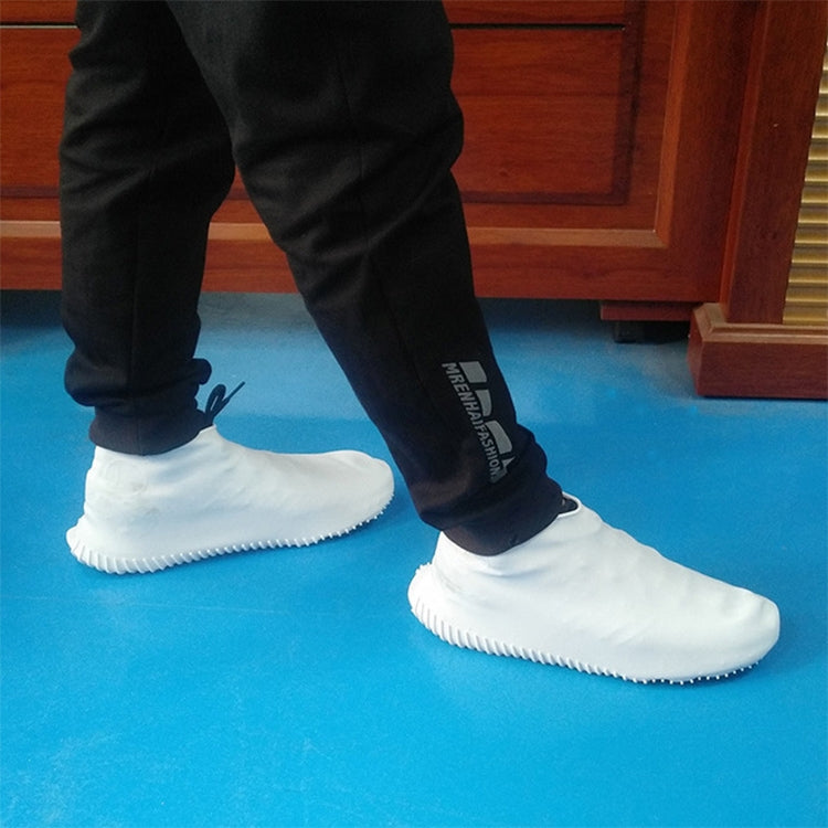 Waterproof Antiskid Silicone Outdoor Rainboots Shoes Cover, Size: S (25-33)(White) - Rainshoes & Shoe Covers by PMC TechLife | Online Shopping South Africa | PMC TechLife | Buy Now Pay Later Mobicred