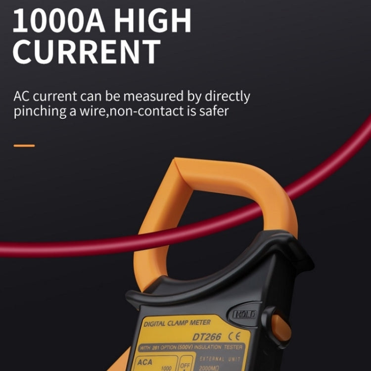 ANENG 266X Automatic High-Precision Clamp Multimeter with Buzzer (Yellow) - free shipping - PMC TechLife - Order now!