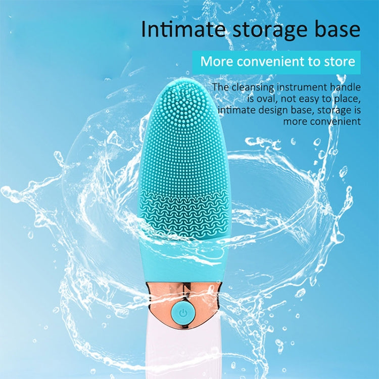 CNaier AE-618 Battery-powered Silicone Acoustic Wave Face Skin Care Electric Facial Cleanser (Orange) - free shipping - PMC TechLife - Order now!