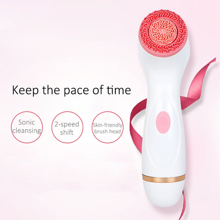CNaier AE-868 Battery-powered Silicone Ultrasonic Vibration Face Skin Care Electric Facial Cleanser (Blue) - free shipping - PMC TechLife - Order now!