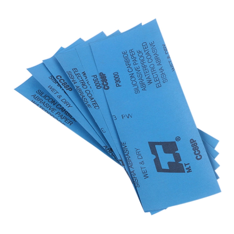 10pcs Grit 240 Wet And Dry Polishing Grinding Sandpaper���Size: 23 x 9cm (Blue) - free shipping - PMC TechLife - Order now!