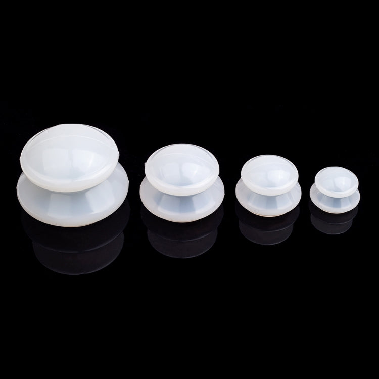 4 Cups / Set Health Care Body Massage Cupping Therapy Anti Cellulite Silicone Vacuum Cups(White) - free shipping - PMC TechLife - Order now!