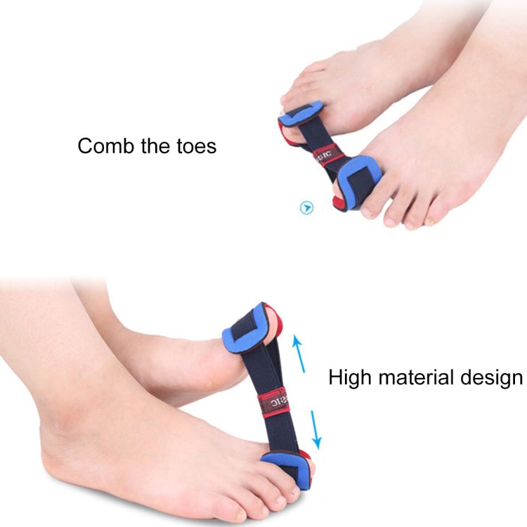 Big Toe Stretcher Corrector Feet Care Elastic Band Tensile Band(Blue) - Corrector by PMC Jewellery | Online Shopping South Africa | PMC Jewellery