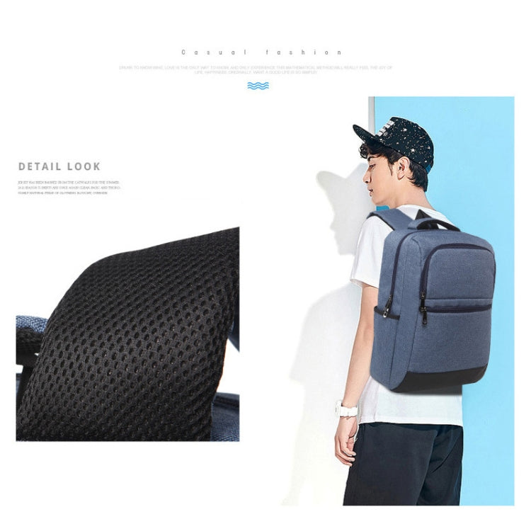 Universal Multi-Function Oxford Cloth Laptop Computer Shoulders Bag Business Backpack Students Bag, Size: 42x30x11cm, For 15.6 inch and Below Macbook, Samsung, Lenovo, Sony, DELL Alienware, CHUWI, ASUS, HP(Black) - Backpack by PMC TechLife | Online Shopping South Africa | PMC TechLife