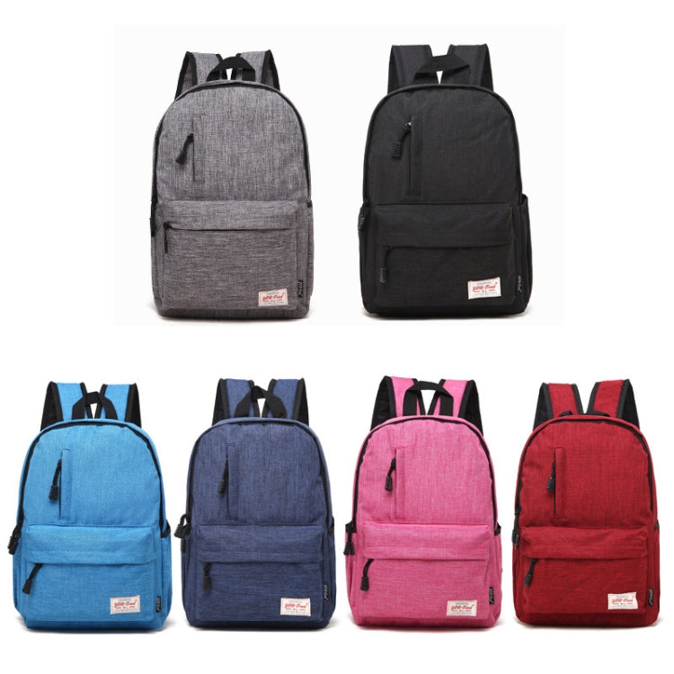 Universal Multi-Function Canvas Laptop Computer Shoulders Bag Leisurely Backpack Students Bag, Big Size: 42x29x13cm, For 15.6 inch and Below Macbook, Samsung, Lenovo, Sony, DELL Alienware, CHUWI, ASUS, HP(Red) - Backpack by PMC Jewellery | Online Shopping South Africa | PMC Jewellery