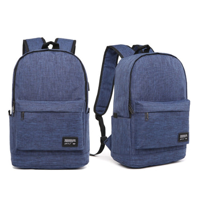 Universal Multi-Function Oxford Cloth Laptop Shoulders Bag Backpack with External USB Charging Port, Size: 45x31x16cm, For 15.6 inch and Below Macbook, Samsung, Lenovo, Sony, DELL Alienware, CHUWI, ASUS, HP(Blue) - Backpack by PMC Jewellery | Online Shopping South Africa | PMC Jewellery