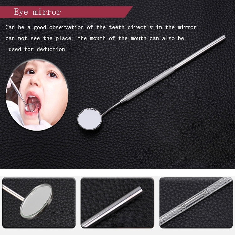 4 in 1 Dental Tool Set (Stainless Steel Probe + Hoe-shaped Dentist + Dental Tweezers + Mouth Mirror) - free shipping - PMC TechLife - Order now!