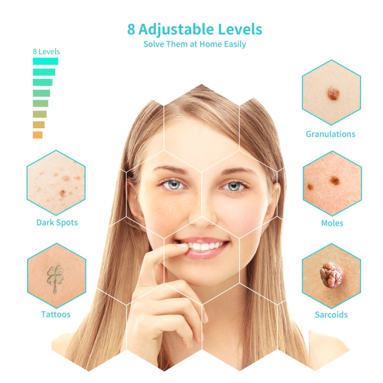 Xpreen XPRE061 Professional Dark Spot Remover Freckle Tattoo Chargeable Wart Mole Remover, with LED Screen and Spotlight(Tarnish) - Beauty Instrument by Xpreen | Online Shopping South Africa | PMC TechLife | Buy Now Pay Later Mobicred