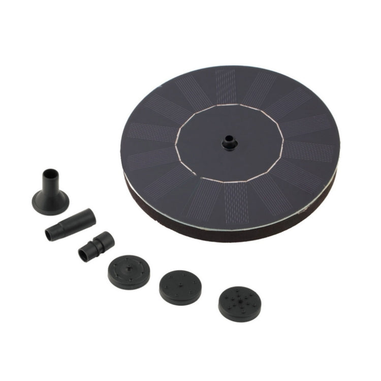 Solar Powered Water Pump Garden Fountain Floating Panel Watering Pond Kit for Waterfalls Water Display Park Pool Decoration Fountain, Diameter: 16cm - free shipping - PMC TechLife - Order now!