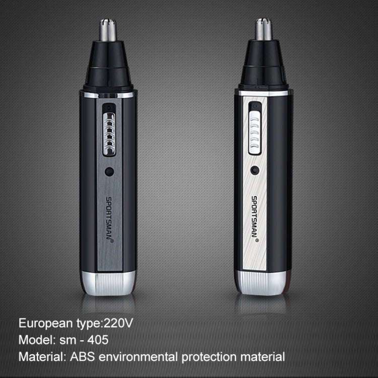 SPORTSMAN Four-in-one Rechargeable Ear Nose Trimmer Electric Shaver Beard Face Eyebrows Hair Trimmer For Men, EU Plug(Black, 220V) - free shipping - PMC TechLife - Order now!