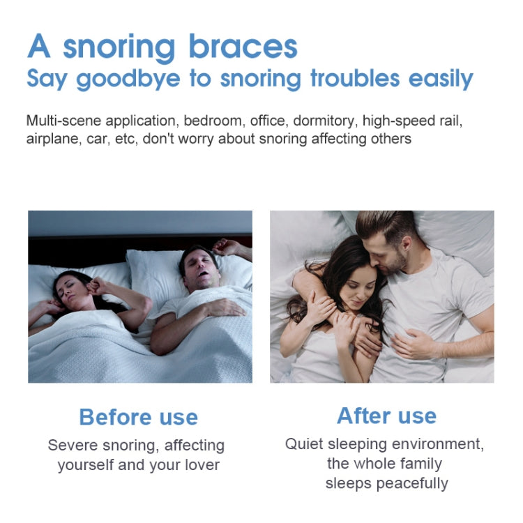 YJK100 Silicone + ABS Stop Snoring Device Anti Snore (White) - Anti Snoring Tools by PMC TechLife | Online Shopping South Africa | PMC TechLife