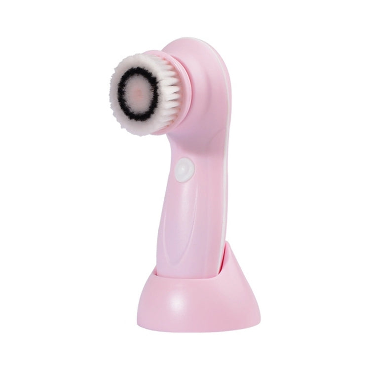 3 in 1 USB Charging Electronic Cleaning Face Beauty Instrument Pores Nose Blackhead Facial Cleansing Brush (Pink) - Cleanser by PMC TechLife | Online Shopping South Africa | PMC TechLife