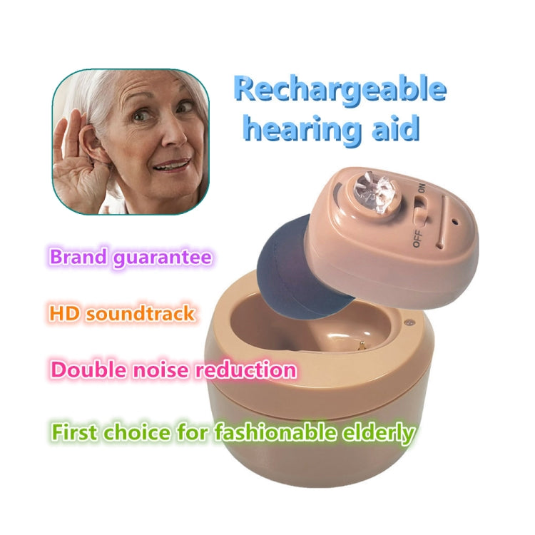 KAIXINWEI VHP-601 DC3.7V In-ear Bluetooth Hearing Aid Sound Amplifier (White) - Hearing Aids by PMC TechLife | Online Shopping South Africa | PMC TechLife