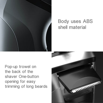 Original Xiaomi Voltage Universal Fit Water Proof Triple Rotary Double Ring Blade Shaving Head Electric Rechargeable Shaver For Men, CN Plug - Electric Shavers by Xiaomi | Online Shopping South Africa | PMC Jewellery