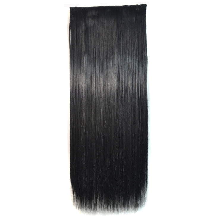 1# One-piece Seamless Five-clip Wig Long Straight Wig Piece - Wigs by PMC Jewellery | Online Shopping South Africa | PMC Jewellery