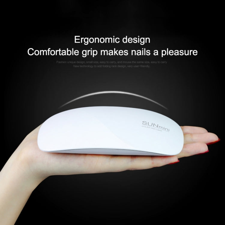 SUN mini 2 6W UV + LED USB Nail Lamp Fingernail Gel Curing Dryer(Pink) - free shipping - PMC TechLife - Order now!
