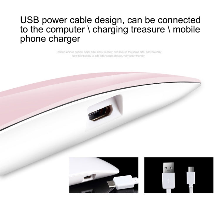 SUN mini 2 6W UV + LED USB Nail Lamp Fingernail Gel Curing Dryer(Pink) - free shipping - PMC TechLife - Order now!