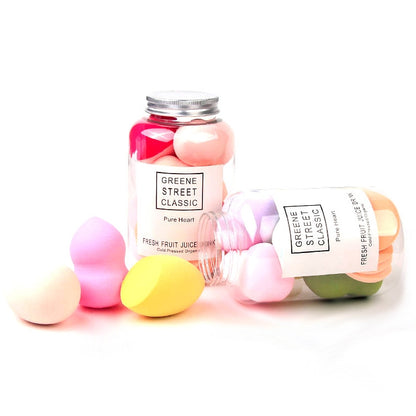 Soft Sponge Makeup Egg Cosmetic Puffs Bottled Set, Random Color Delivery - Cosmetic Puff by PMC Jewellery | Online Shopping South Africa | PMC Jewellery